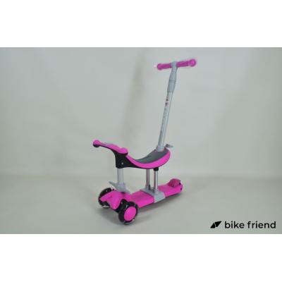 Триколісний самокат Maraton Credo II (5 в 1) рожевий Триколісний самокат Maraton Credo II (5 в 1) рожевий