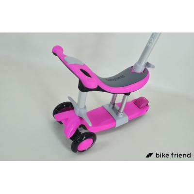 Триколісний самокат Maraton Credo II (5 в 1) рожевий Триколісний самокат Maraton Credo II (5 в 1) рожевий