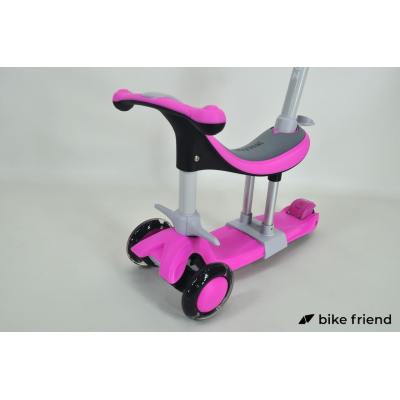 Триколісний самокат Maraton Credo II (5 в 1) рожевий Триколісний самокат Maraton Credo II (5 в 1) рожевий