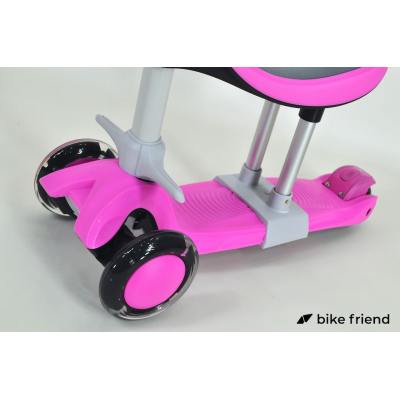 Триколісний самокат Maraton Credo II (5 в 1) рожевий Триколісний самокат Maraton Credo II (5 в 1) рожевий