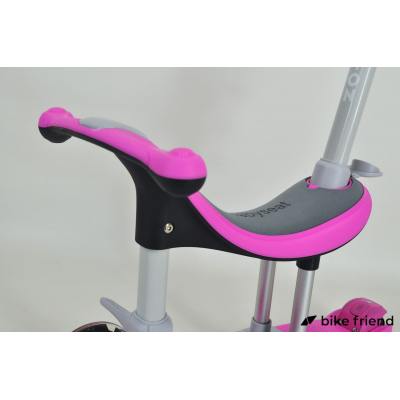 Триколісний самокат Maraton Credo II (5 в 1) рожевий Триколісний самокат Maraton Credo II (5 в 1) рожевий