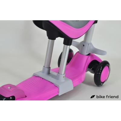 Триколісний самокат Maraton Credo II (5 в 1) рожевий Триколісний самокат Maraton Credo II (5 в 1) рожевий