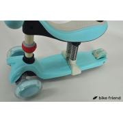 Самокат Maraton Credo 3 в 1 бирюзовый