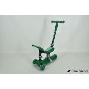 Самокат Maraton Credo 3 в 1 зеленый