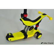 Самокат Maraton Credo 3 в 1 желтый