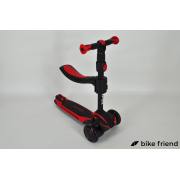 Самокат-беговел Maraton Flex B (2 в 1) красный