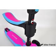 Самокат-беговел Maraton Flex G розово-голубой