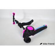 Самокат-беговел Maraton Flex G розово-голубой