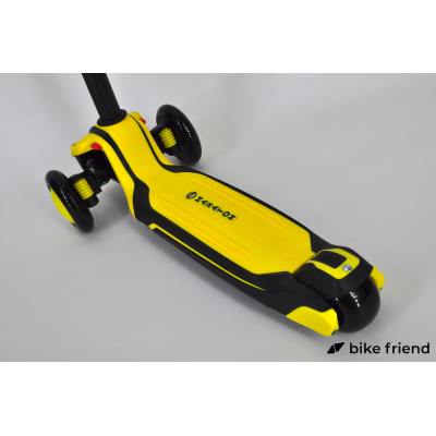 Дитячий самокат Maraton Global B триколісний жовтий Дитячий самокат Maraton Global B триколісний жовтий