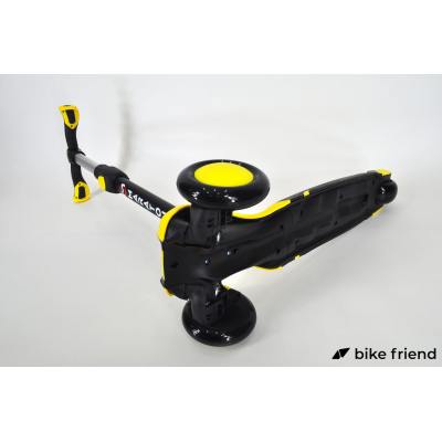 Дитячий самокат Maraton Global B триколісний жовтий Дитячий самокат Maraton Global B триколісний жовтий