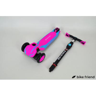 Самокат Maraton Global G триколісний рожево-блакитний Самокат Maraton Global G триколісний рожево-блакитний