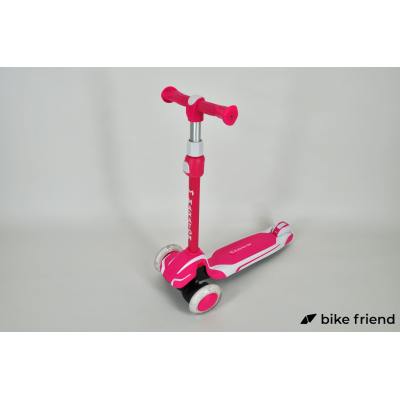 Самокат трехколесный Maraton Global G розово-белый Самокат трехколесный Maraton Global G розово-белый