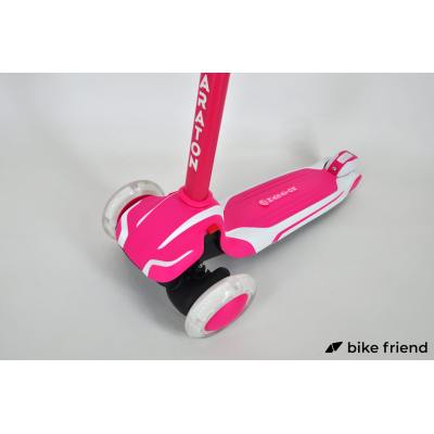 Самокат трехколесный Maraton Global G розово-белый Самокат трехколесный Maraton Global G розово-белый