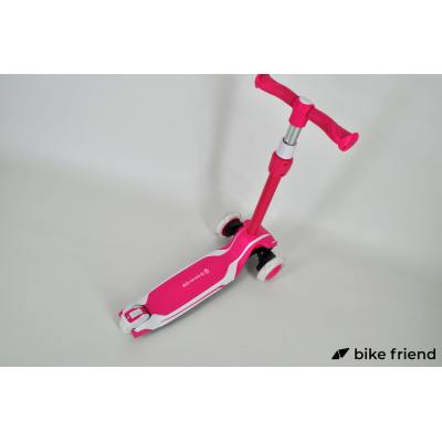 Самокат трехколесный Maraton Global G розово-белый Самокат трехколесный Maraton Global G розово-белый