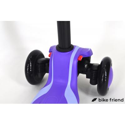 Самокат Maraton Global G триколісний фіолетовий Самокат Maraton Global G триколісний фіолетовий