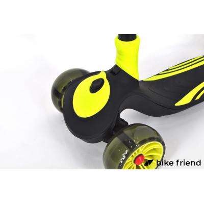 Самокат триколісний дитячий Maraton Golf B жовтий Самокат триколісний дитячий Maraton Golf B жовтий