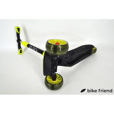 Самокат триколісний дитячий Maraton Golf B жовтий Самокат триколісний дитячий Maraton Golf B жовтий