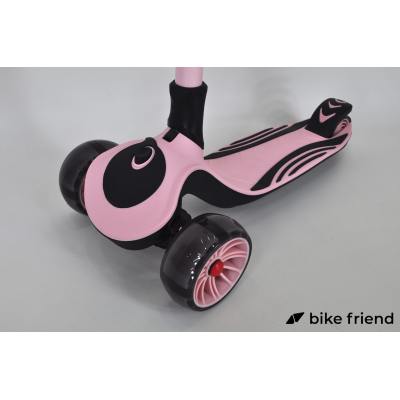 Самокат трехколесный Maraton Golf G розово-черный Самокат трехколесный Maraton Golf G розово-черный