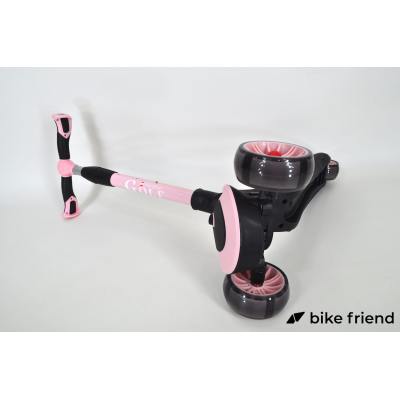 Самокат трехколесный Maraton Golf G розово-черный Самокат трехколесный Maraton Golf G розово-черный