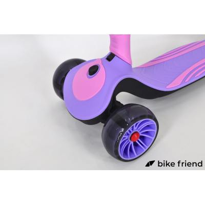 Самокат детский трехколесный Maraton Golf G розово-сиреневый Самокат детский трехколесный Maraton Golf G розово-сиреневый
