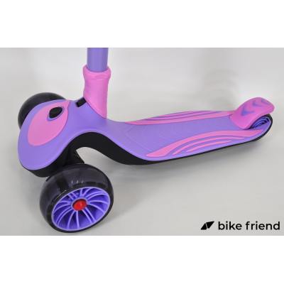 Самокат детский трехколесный Maraton Golf G розово-сиреневый Самокат детский трехколесный Maraton Golf G розово-сиреневый