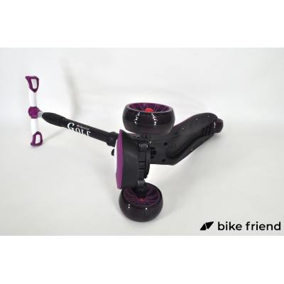 Самокат Maraton Golf G триколісний фіолетовий Самокат Maraton Golf G триколісний фіолетовий