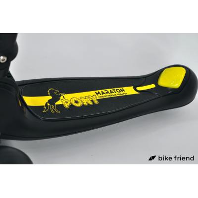 Трехколесный самокат Maraton Pony желтый с черным Трехколесный самокат Maraton Pony желтый с черным
