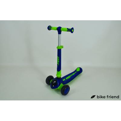Триколісний дитячий самокат Maraton Pony B синій з зеленим Триколісний дитячий самокат Maraton Pony B синій з зеленим