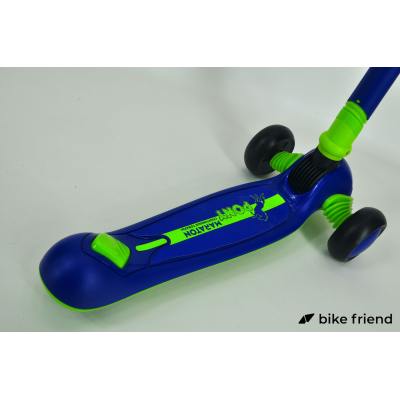 Триколісний дитячий самокат Maraton Pony B синій з зеленим Триколісний дитячий самокат Maraton Pony B синій з зеленим