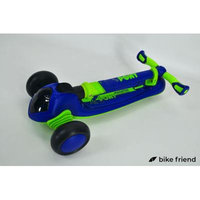 Триколісний дитячий самокат Maraton Pony B синій з зеленим Триколісний дитячий самокат Maraton Pony B синій з зеленим