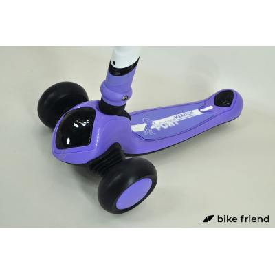 Триколісний самокат для дітей Maraton Pony G фіолетовий Триколісний самокат для дітей Maraton Pony G фіолетовий
