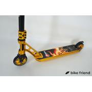 Трюковой самокат Maraton PowerSlide золотой