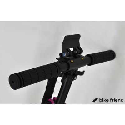 Самокат для дорослих Maraton Pro рожевий з квітами Самокат для дорослих Maraton Pro рожевий з квітами