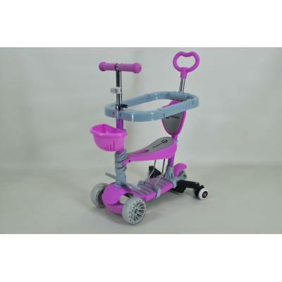 Дитячий триколісний самокат Maraton Sigma 5 в 1 фіолетовий Дитячий триколісний самокат Maraton Sigma 5 в 1 фіолетовий