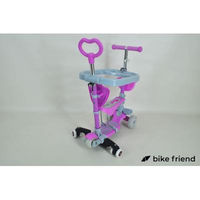 Дитячий триколісний самокат Maraton Sigma 5 в 1 фіолетовий Дитячий триколісний самокат Maraton Sigma 5 в 1 фіолетовий