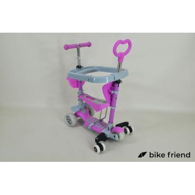 Дитячий триколісний самокат Maraton Sigma 5 в 1 фіолетовий Дитячий триколісний самокат Maraton Sigma 5 в 1 фіолетовий