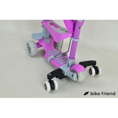 Дитячий триколісний самокат Maraton Sigma 5 в 1 фіолетовий Дитячий триколісний самокат Maraton Sigma 5 в 1 фіолетовий