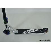 Трюковой самокат Maraton Slip Stream серебро