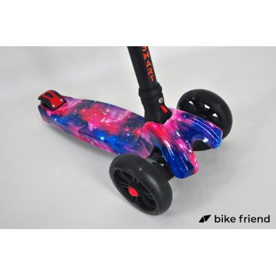 Самокат трехколесный Maraton Smart Розовый Космос Самокат трехколесный Maraton Smart Розовый Космос