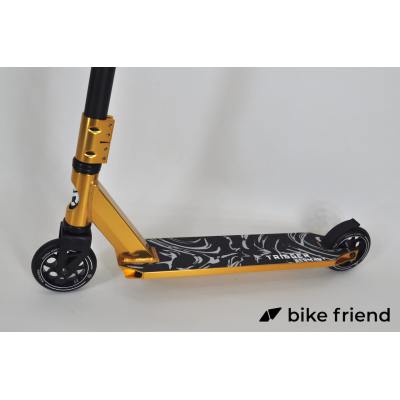 Самокат Maraton Trigger золотистый Самокат Maraton Trigger золотистый