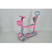 Самокат Maraton Tucson 3 в 1 рожевий