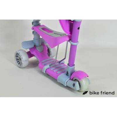 Дитячий триколісний самокат Maraton Tucson 3 в 1 фіолетовий Дитячий триколісний самокат Maraton Tucson 3 в 1 фіолетовий