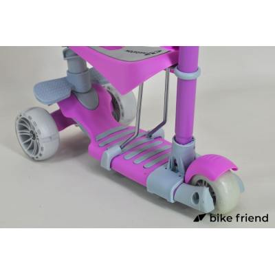 Дитячий триколісний самокат Maraton Tucson 3 в 1 фіолетовий Дитячий триколісний самокат Maraton Tucson 3 в 1 фіолетовий