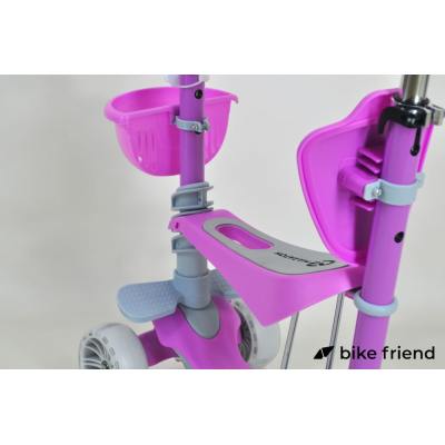 Дитячий триколісний самокат Maraton Tucson 3 в 1 фіолетовий Дитячий триколісний самокат Maraton Tucson 3 в 1 фіолетовий