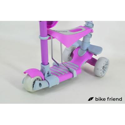 Дитячий триколісний самокат Maraton Tucson 3 в 1 фіолетовий Дитячий триколісний самокат Maraton Tucson 3 в 1 фіолетовий