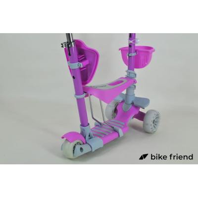 Дитячий триколісний самокат Maraton Tucson 3 в 1 фіолетовий Дитячий триколісний самокат Maraton Tucson 3 в 1 фіолетовий