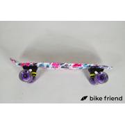 Пенни борд Maraton Ultra цветы