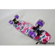 Пенни борд Maraton Ultra цветы