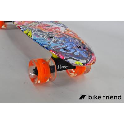 Пенні борд Maraton Ultra графіті помаранчевий Пенні борд Maraton Ultra графіті помаранчевий