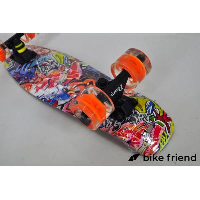 Пенні борд Maraton Ultra графіті помаранчевий Пенні борд Maraton Ultra графіті помаранчевий